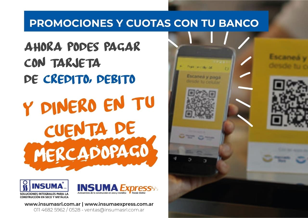 Pagá con Mercado pago en nuestro local