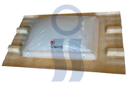 Claraboya 40X60 Cm Fija Para Chapa Trapezoidal T-101