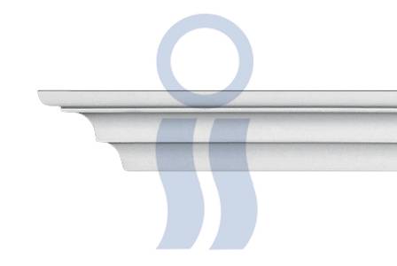 Moldura De Poliestireno 39 Mm X 39 Mm X 10 Mts Cod. De7