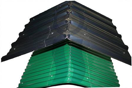 Cumbrera Prepintada Trapezoidal X 1,10 Mts