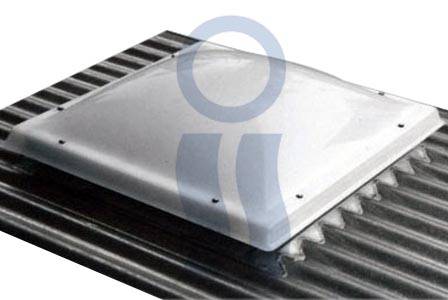 Claraboya 40X60 Cm Fija Para Chapa Sinusoidal