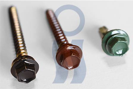 Tornillo Autoperforante Cabeza De Color P/Aguja  X 100U.