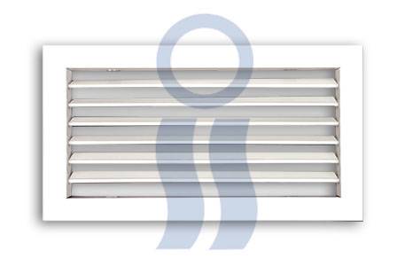 Rejilla Ventilación Fija De Chapa Blanca