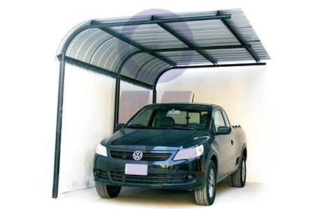 Cubre Cochera Curvin Modelo Ala - Varios Colores Y Medidas