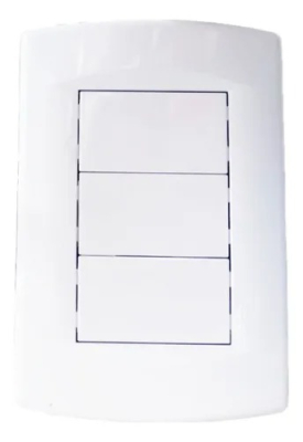 Sica Tapa Life 3 Modulos Blanco Puro