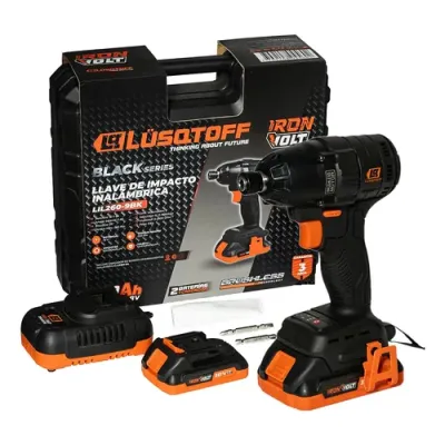 Lusqtoff Linea Black Llave Impacto 2Bat 260Nm